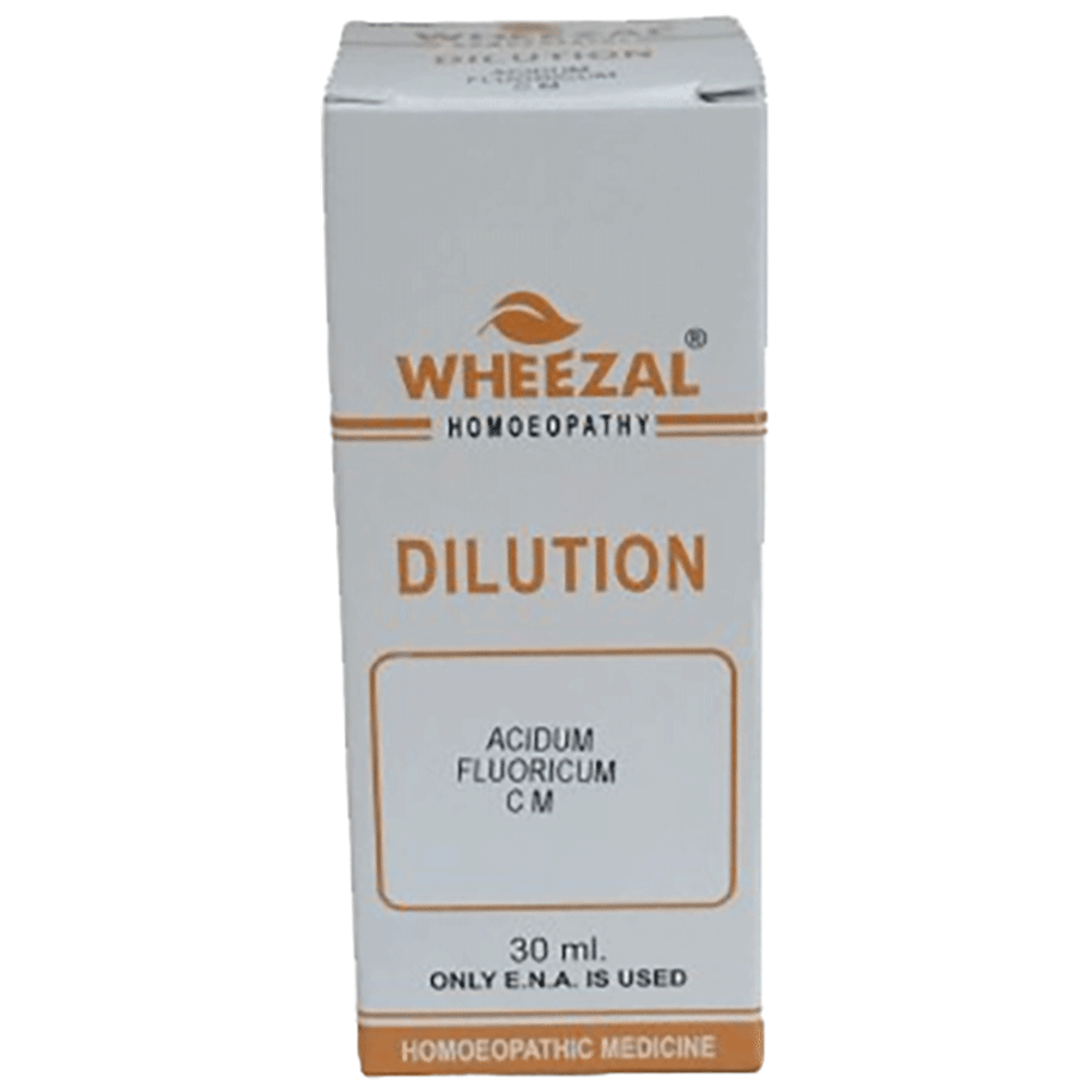Wheezal Acid Flouricum Dilution CM bottle of 30 ml Dilution
