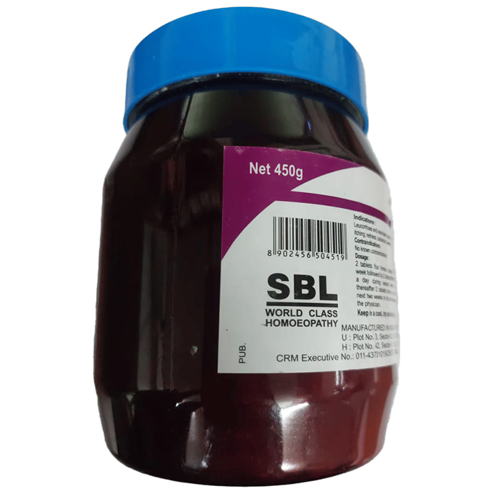 SBL Pelvorin Tablet bottle of 450 gm Tablet