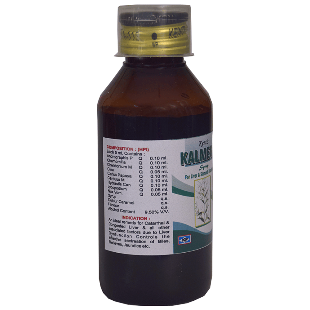 Kent's Kalmegh Syrup bottle of 100 ml Syrup