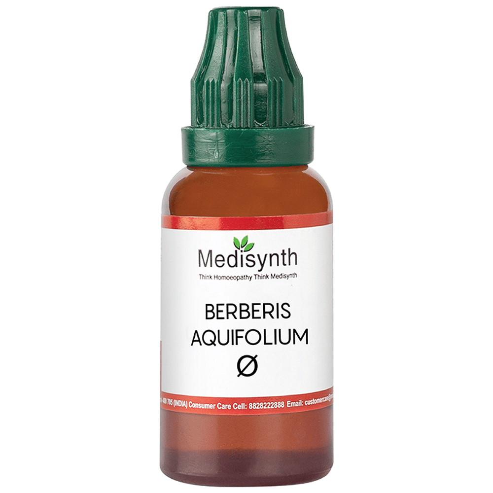 Medisynth Berberis Aquifolium Mother Tincture Q bottle of 30 ml Mother Tincture Medisynth Berberis Aquifolium Mother Tincture Q bottle of 30 ml Mother Tincture