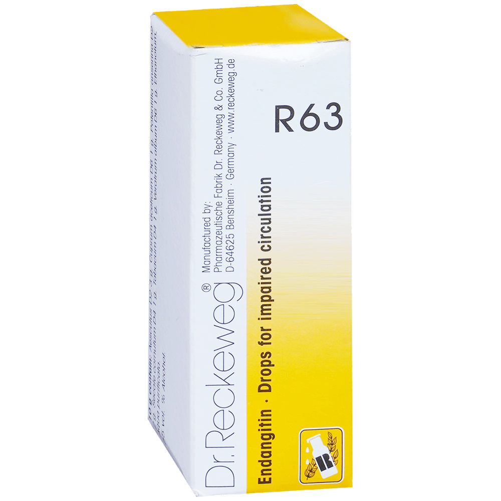 Dr. Reckeweg R63 Impaired Circulation Drop bottle of 22 ml Drop