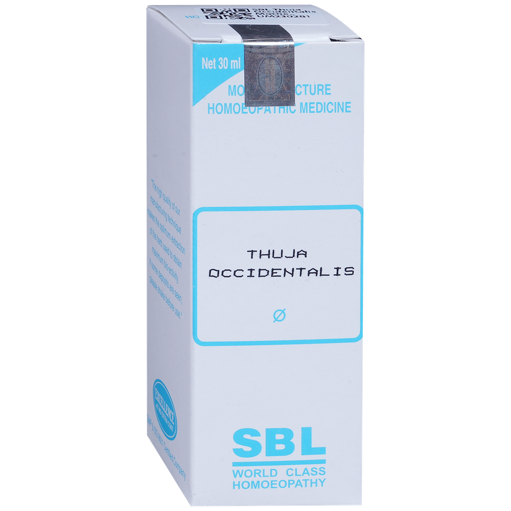 SBL Thuja Occidentalis Mother Tincture Q bottle of 30 ml Mother Tincture SBL Thuja Occidentalis Mother Tincture Q bottle of 30 ml Mother Tincture