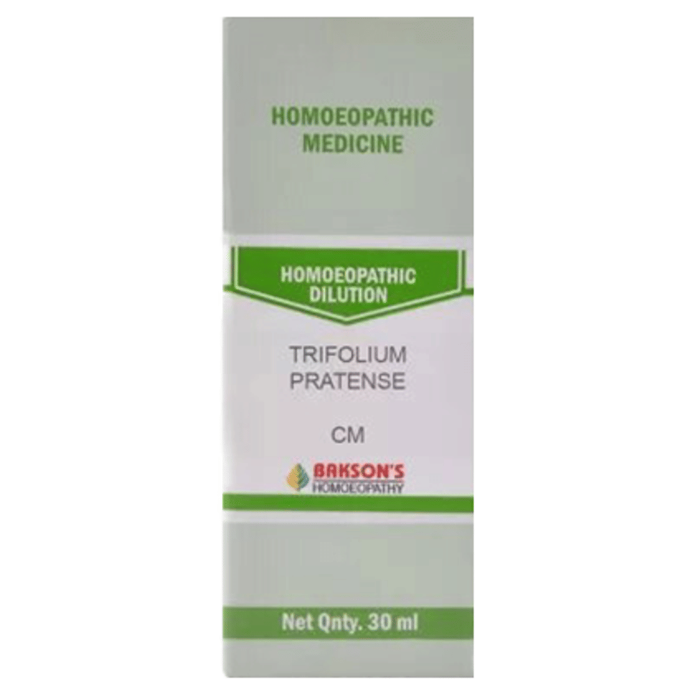 Bakson's Homeopathy Trifolium Pratense Dilution CM bottle of 30 ml Dilution Bakson's Homeopathy Trifolium Pratense Dilution CM bottle of 30 ml Dilution