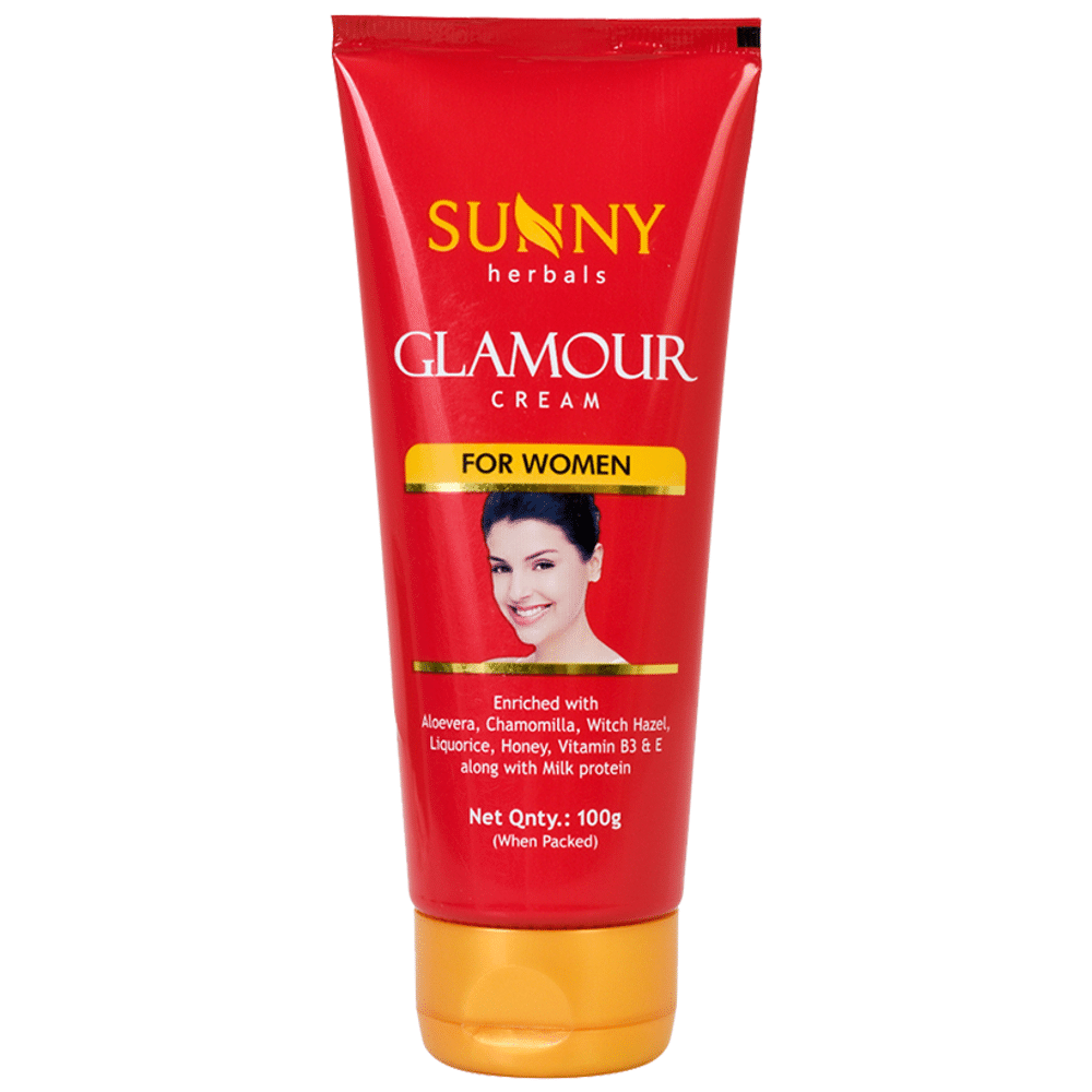 Sunny Herbals Glamour Cream for Women tube of 100 gm Cream