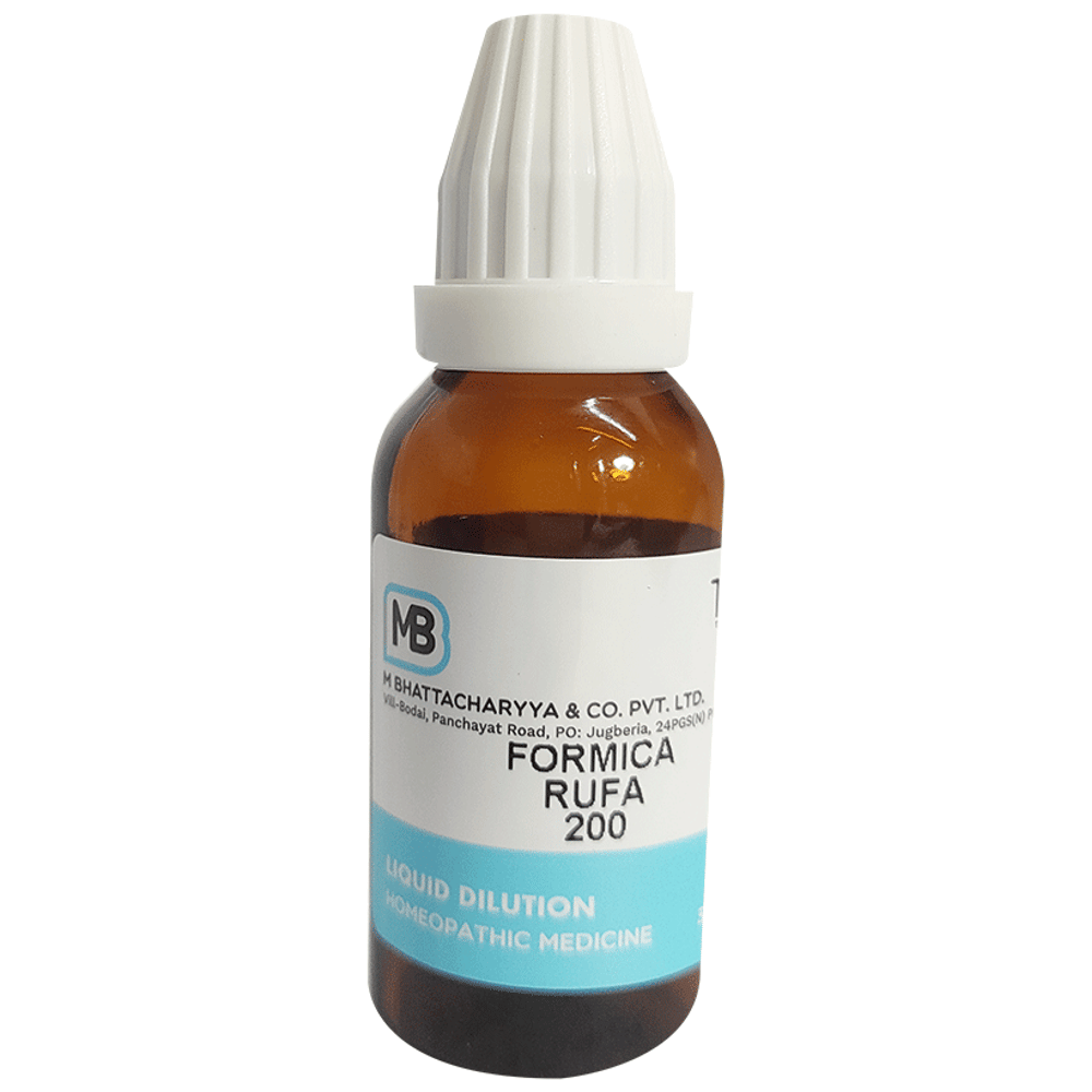 MB Formica Rufa Dilution 200 bottle of 30 ml Dilution MB Formica Rufa Dilution 200 bottle of 30 ml Dilution