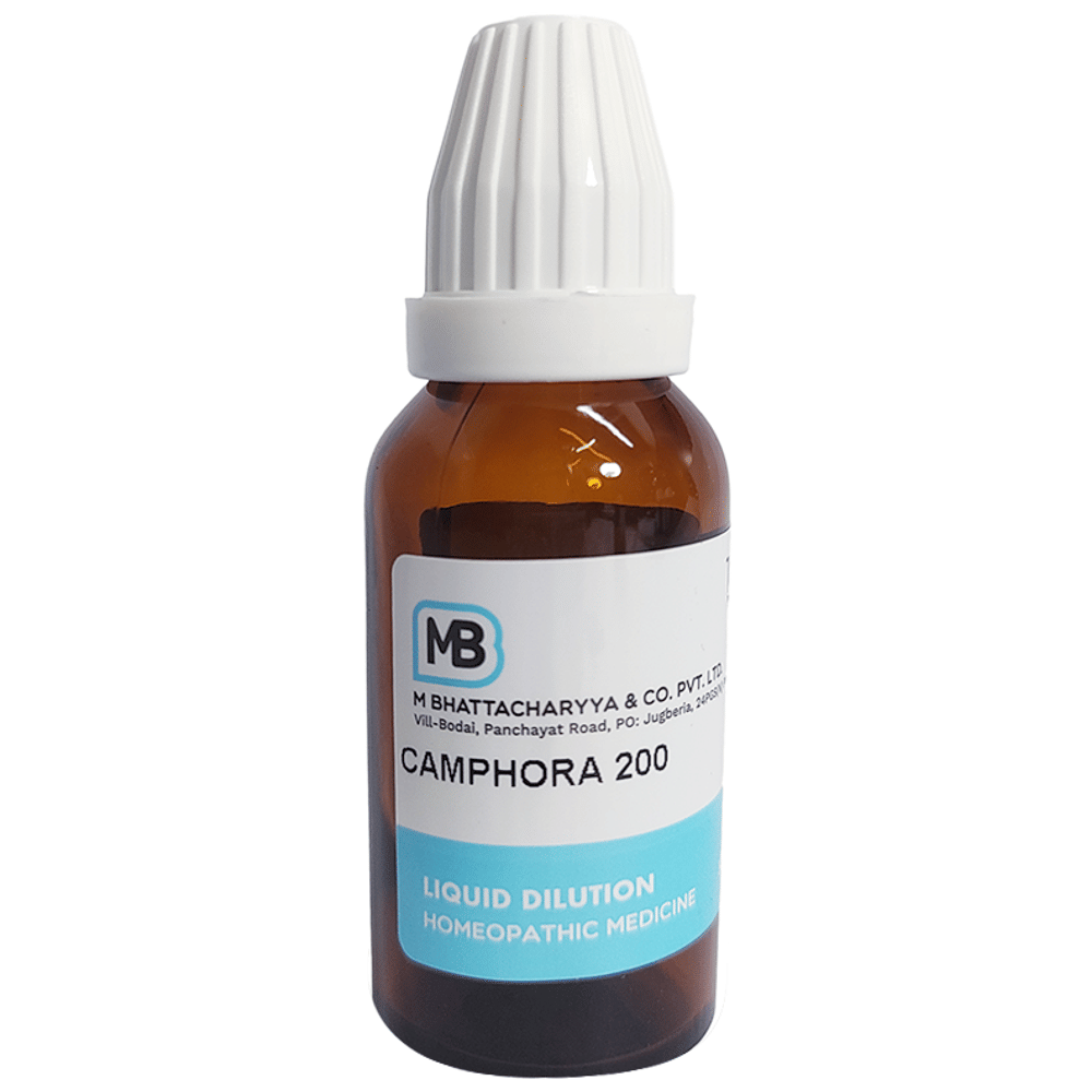 MB Camphora Dilution 200 bottle of 30 ml Dilution MB Camphora Dilution 200 bottle of 30 ml Dilution
