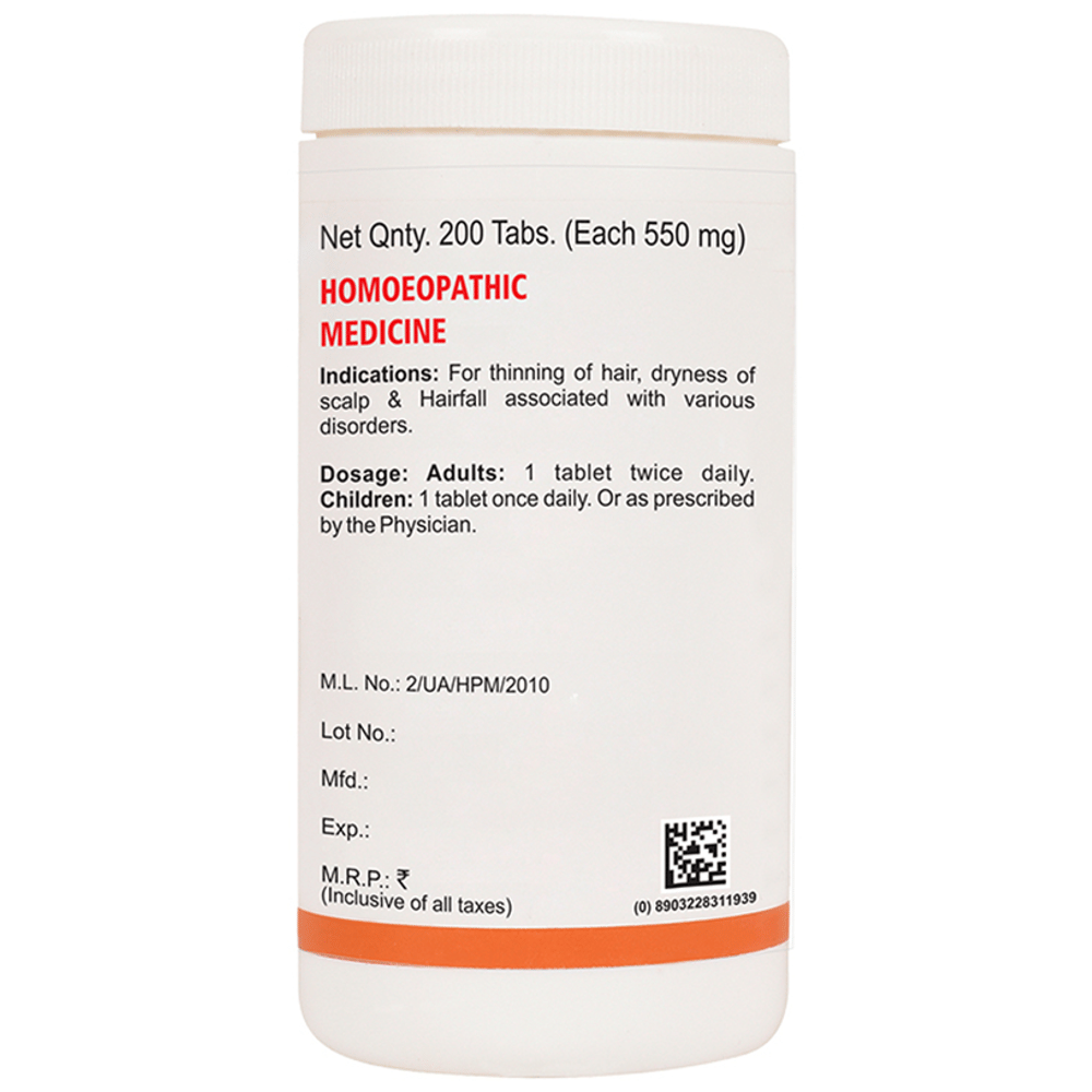 Bakson's Homeopathy AC#9 Tablet bottle of 200 tablets