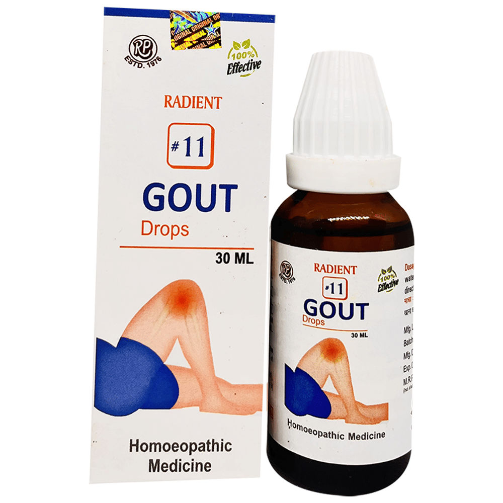 Radient 11 Gout Oral Drops bottle of 30 ml Oral Drops