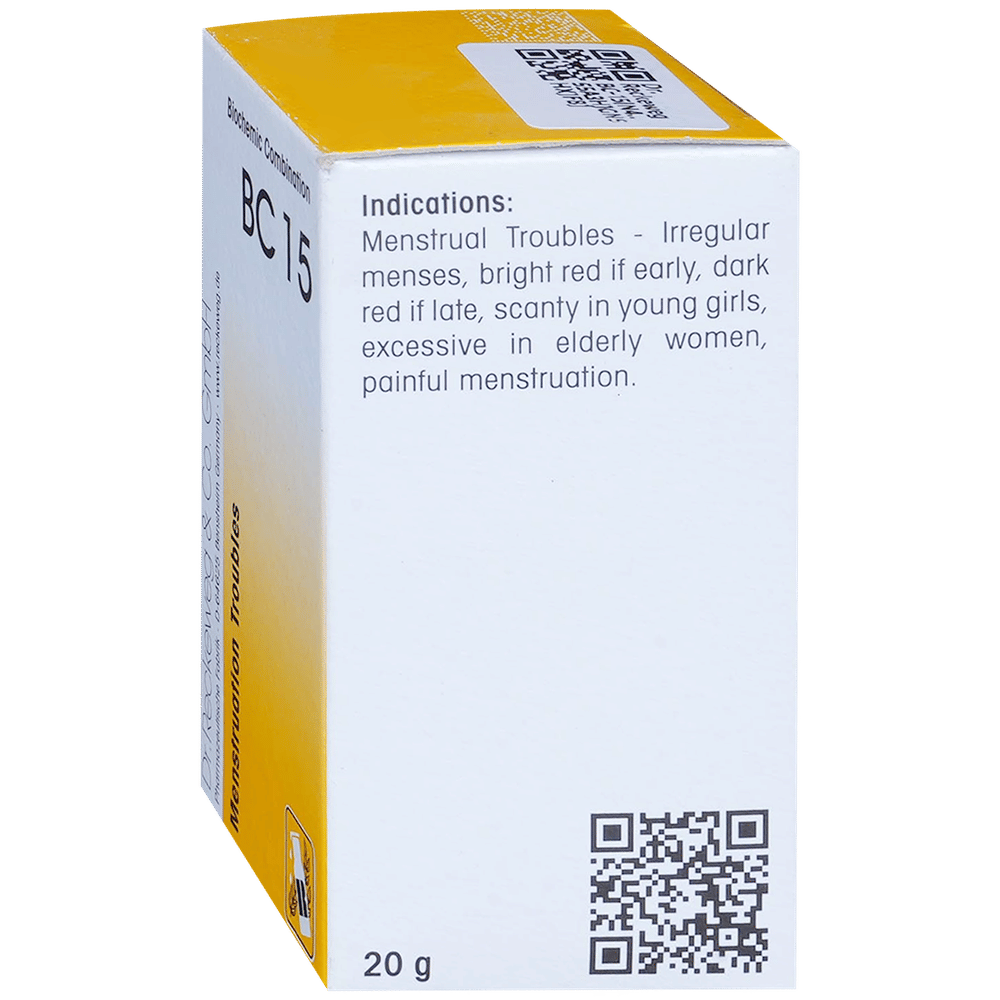 Dr. Reckeweg Bio-Combination 15 (BC 15) Tablet bottle of 20 gm Biocombination Tablet Dr. Reckeweg Bio-Combination 15 (BC 15) Tablet bottle of 20 gm Biocombination Tablet