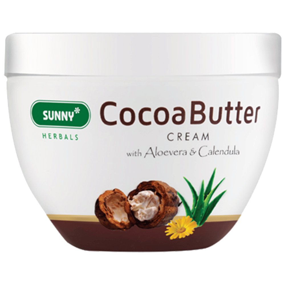 Sunny Herbals Cocoa Butter Cream jar of 125 gm Cream