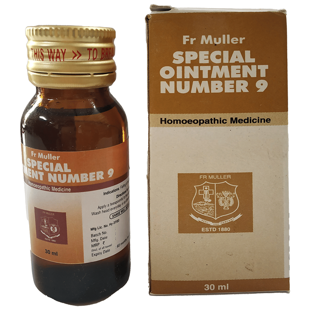 Fr Muller Special Ointment Number 9 box of 30 ml Ointment