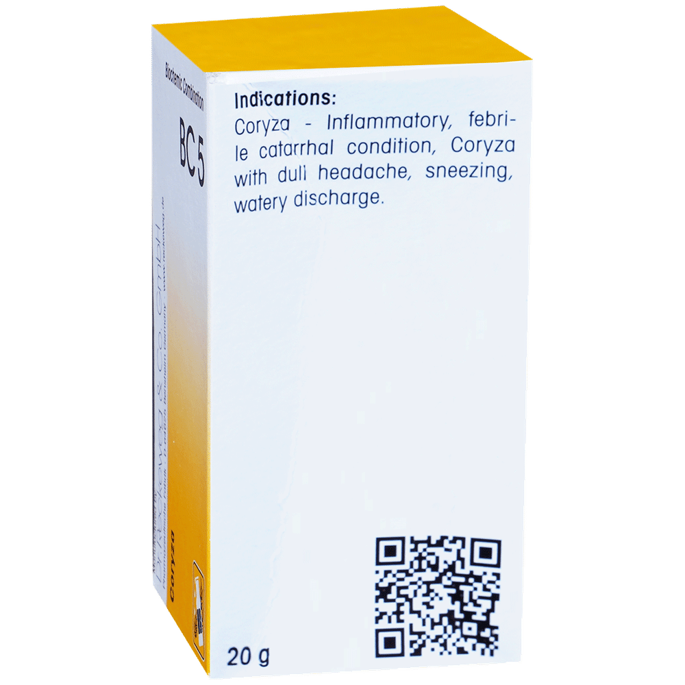 Dr. Reckeweg Bio-Combination 5 (BC 5) Tablet bottle of 20 gm Biocombination Tablet