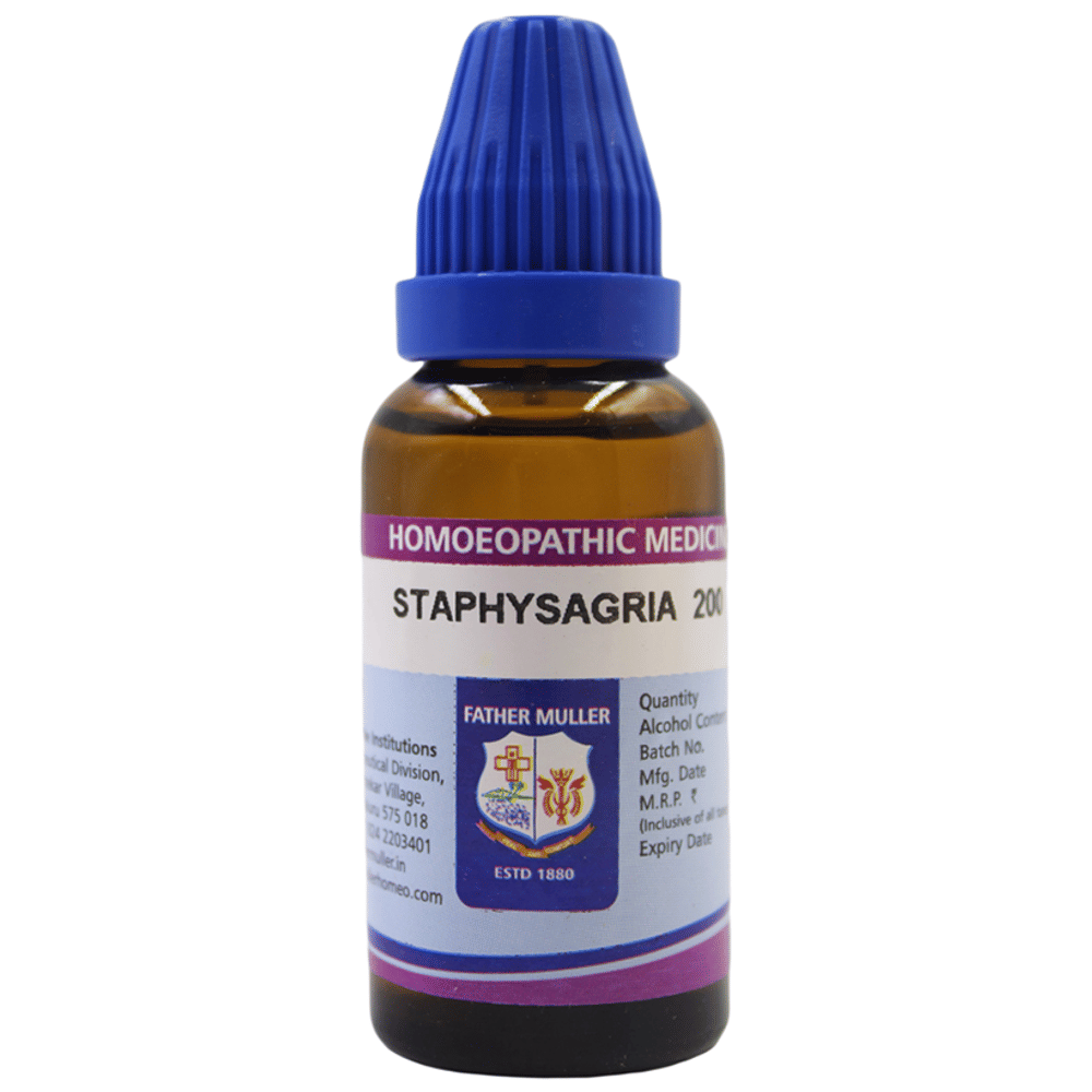 Father Muller Staphysagria Drop 200 bottle of 30 ml Oral Drops