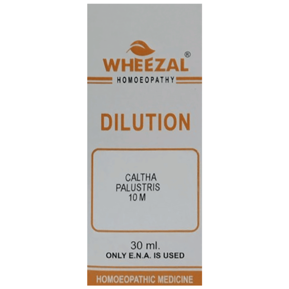 Wheezal Caltha Palustris Dilution 10M bottle of 30 ml Dilution