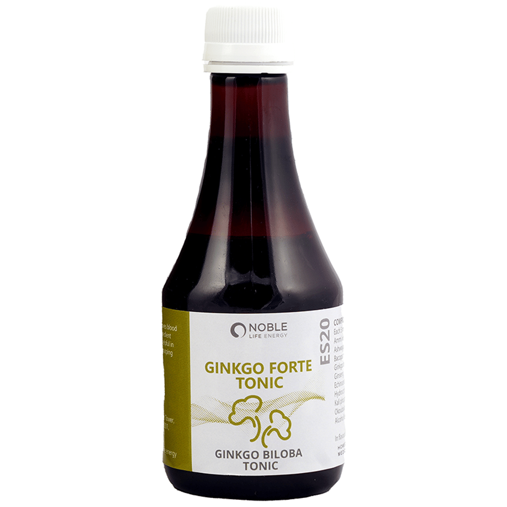 Noble Life Energy  ES20 Ginkgo Forte Tonic Sugar Free bottle of 200 gm Tonic