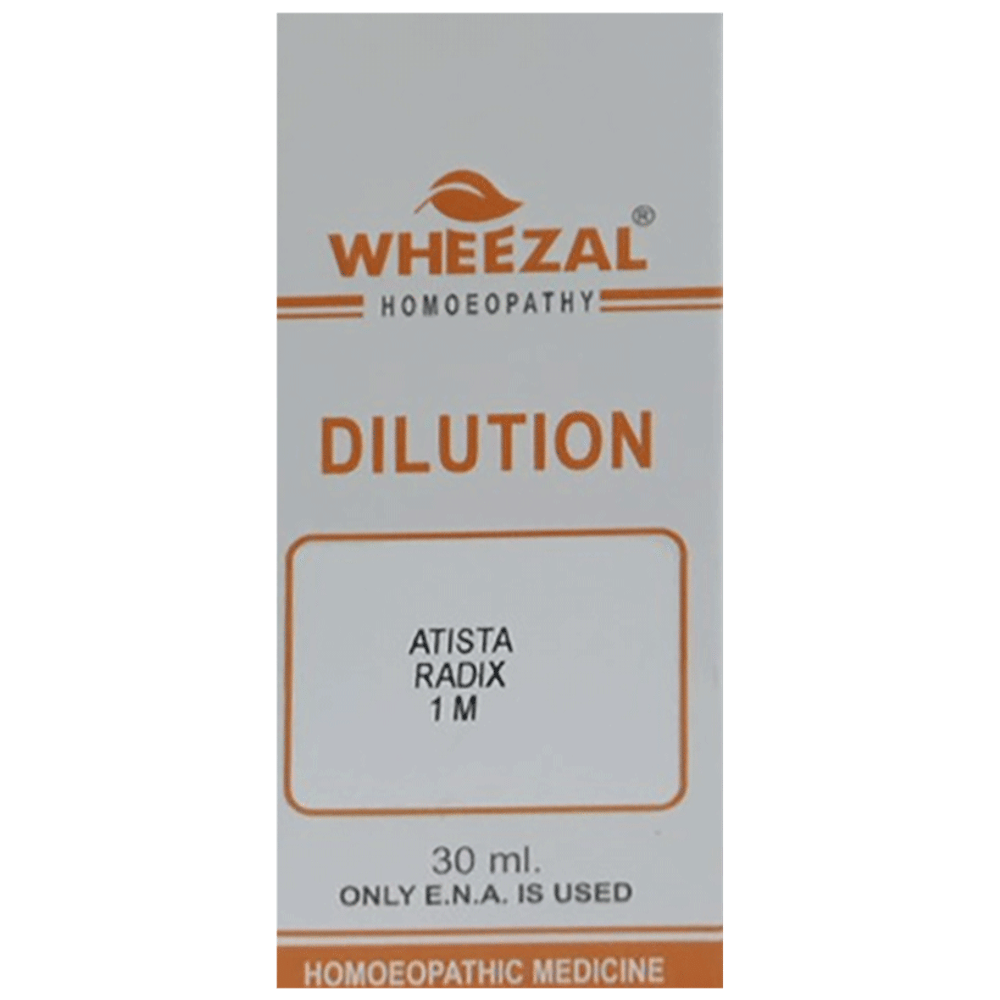 Wheezal Asita Radix Dilution 1M bottle of 30 ml Dilution