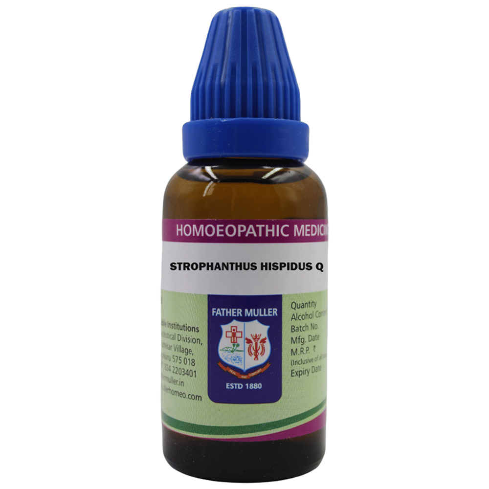 Father Muller Dilution Strophanthus Hispidus Q bottle of 30 ml Dilution