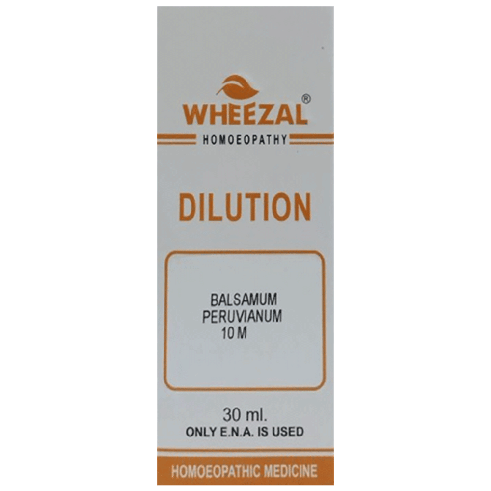 Wheezal Balsum Peru Dilution 10M bottle of 30 ml Dilution
