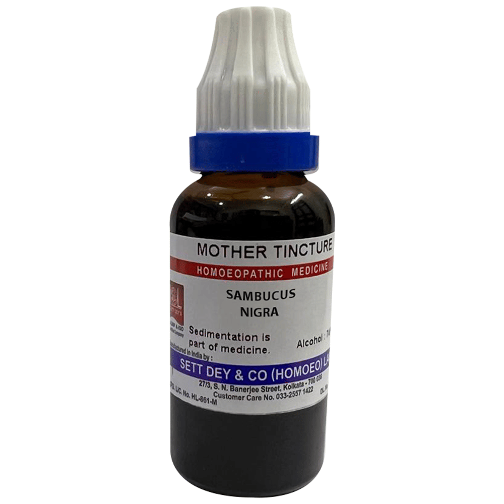 Sett Dey Sambucus Nigra Mother Tincture bottle of 30 ml Mother Tincture