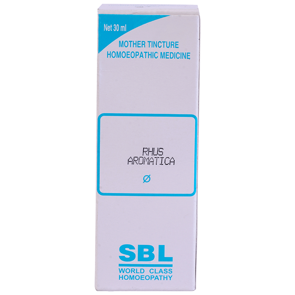 SBL Rhus Aromatica Mother Tincture Q bottle of 30 ml Mother Tincture