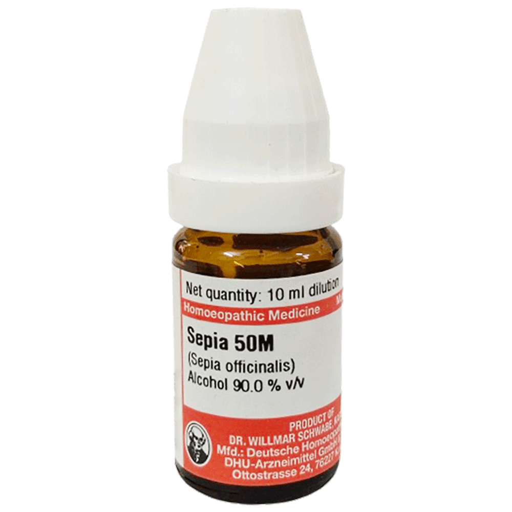 Dr Willmar Schwabe Germany Sepia Dilution 50M bottle of 10 ml Dilution