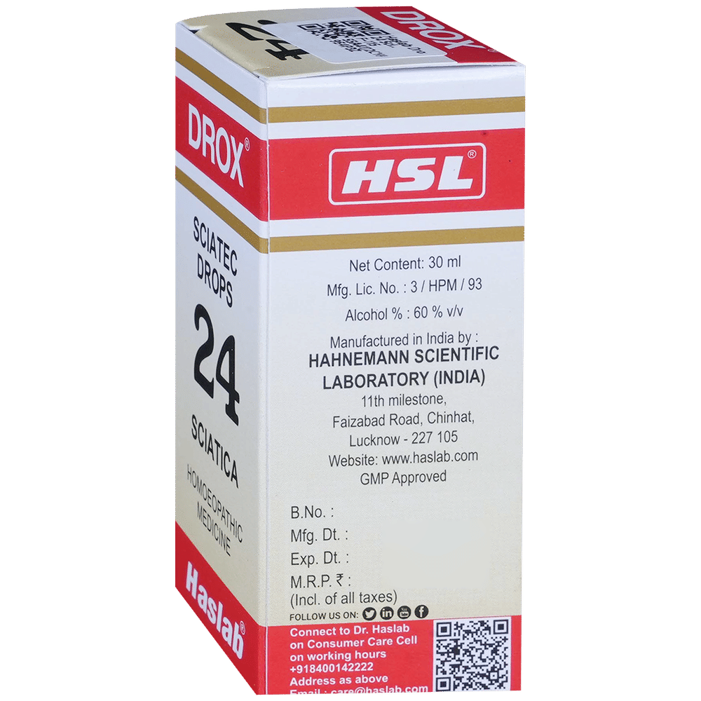Haslab Drox 24 Sciatec Drop bottle of 30 ml Drop Haslab Drox 24 Sciatec Drop bottle of 30 ml Drop