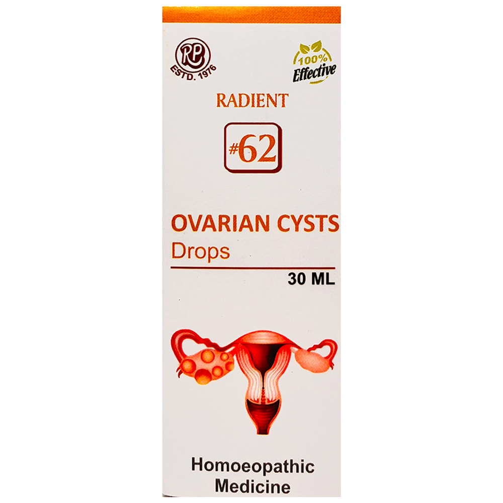Radient #62 Ovarian Cysts Drops bottle of 30 ml Oral Drops
