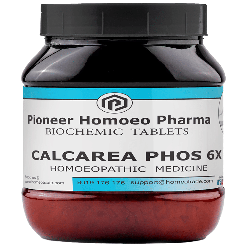 Pioneer Pharma Calcarea Phos 6X Biochemic Tablet bottle of 450 gm Biochemic Tablet