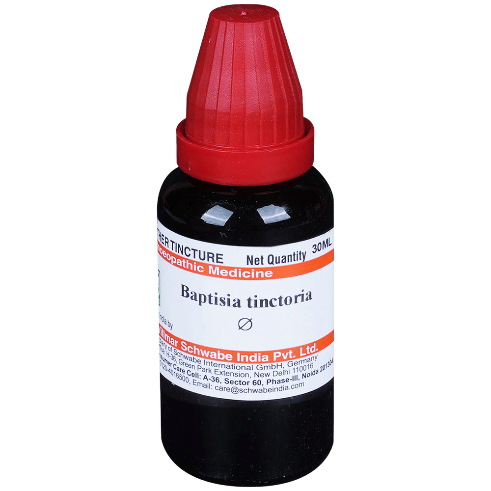 Dr Willmar Schwabe India Baptisia Tinctoria Mother Tincture Q bottle of 30 ml Mother Tincture