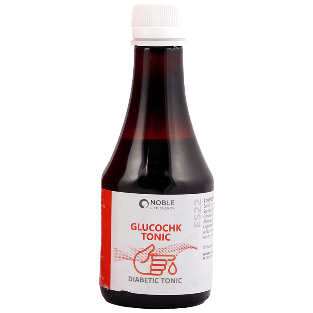 Noble Life Energy  ES22 Glucochk Tonic Sugar Free bottle of 200 ml Tonic