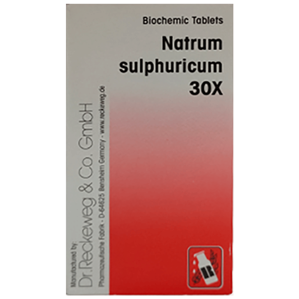 Dr Reckeweg &Co.gmbH Natrum sulphuricum Biochemic Tablet 30X bottle of 20 gm Biochemic Tablet