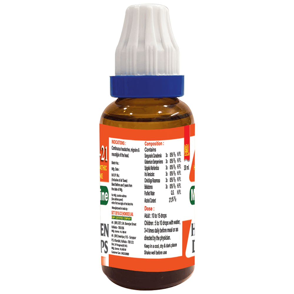 Sett Dey Sd-21 Drop bottle of 30 ml Drop