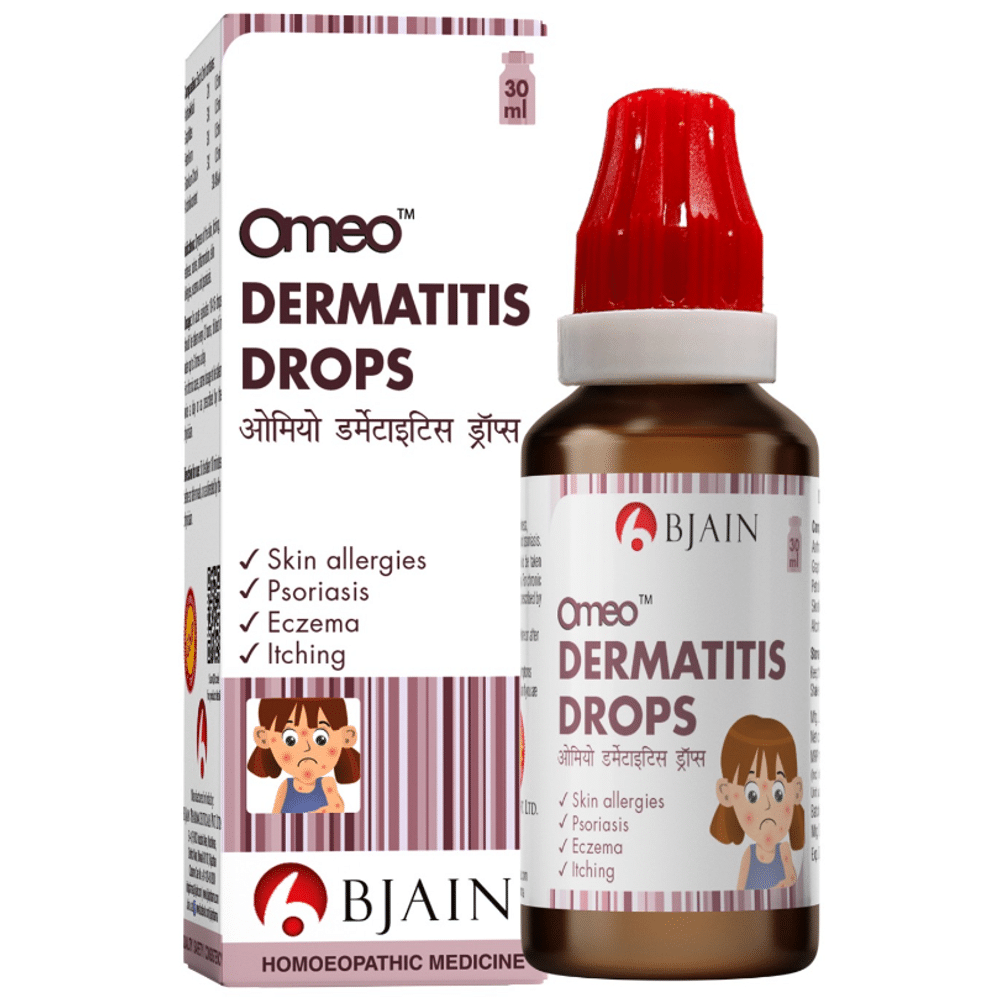 Bjain Omeo Dermatitis Drop bottle of 30 ml Drop