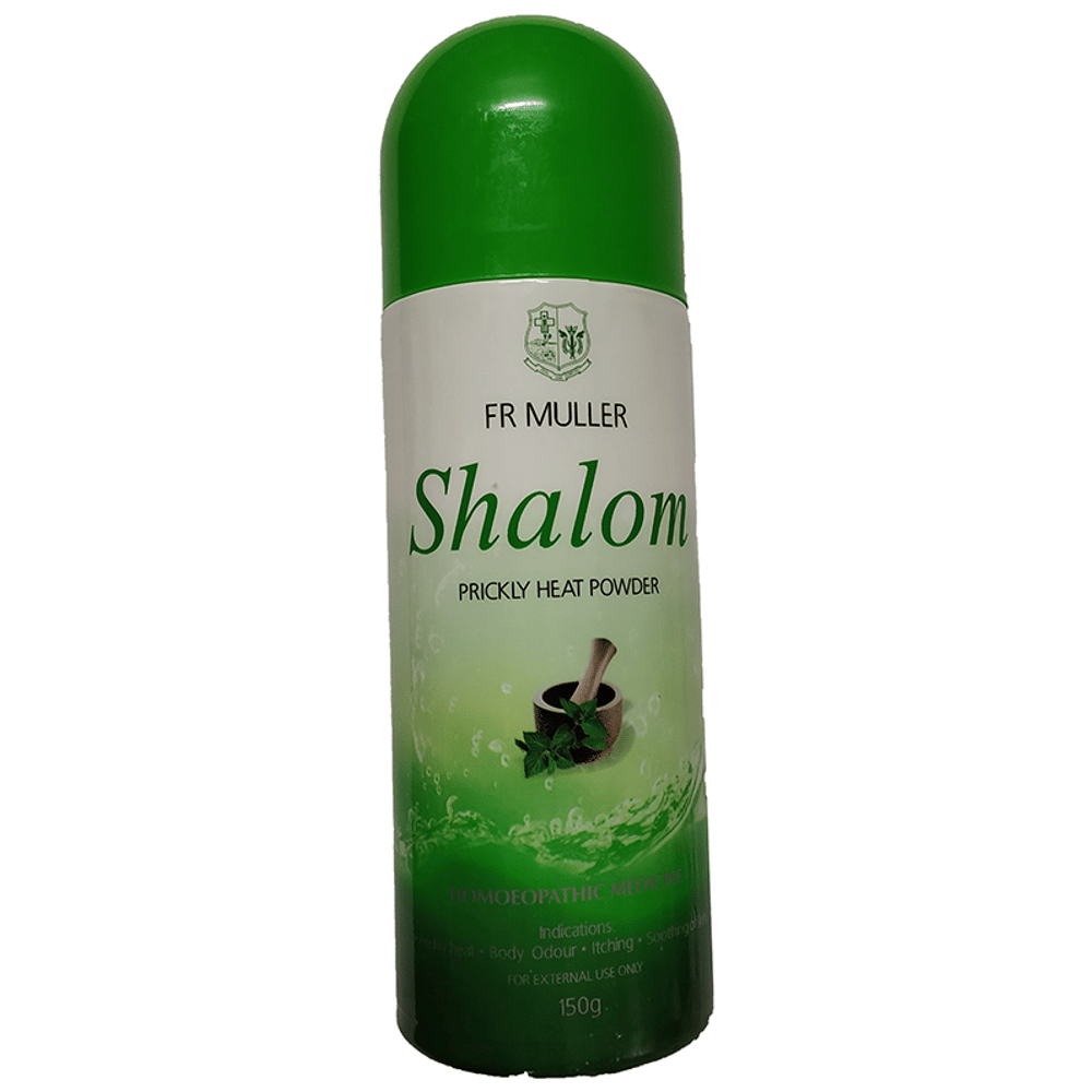 Fr Muller Shalom Prickly Heat Powder bottle of 150 gm Powder