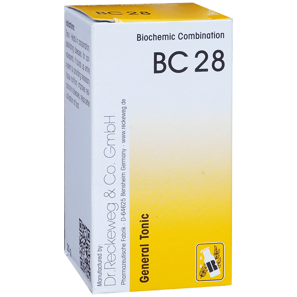 Dr. Reckeweg Bio-Combination 28 (BC 28) Tablet bottle of 20 gm Biocombination Tablet Dr. Reckeweg Bio-Combination 28 (BC 28) Tablet bottle of 20 gm Biocombination Tablet