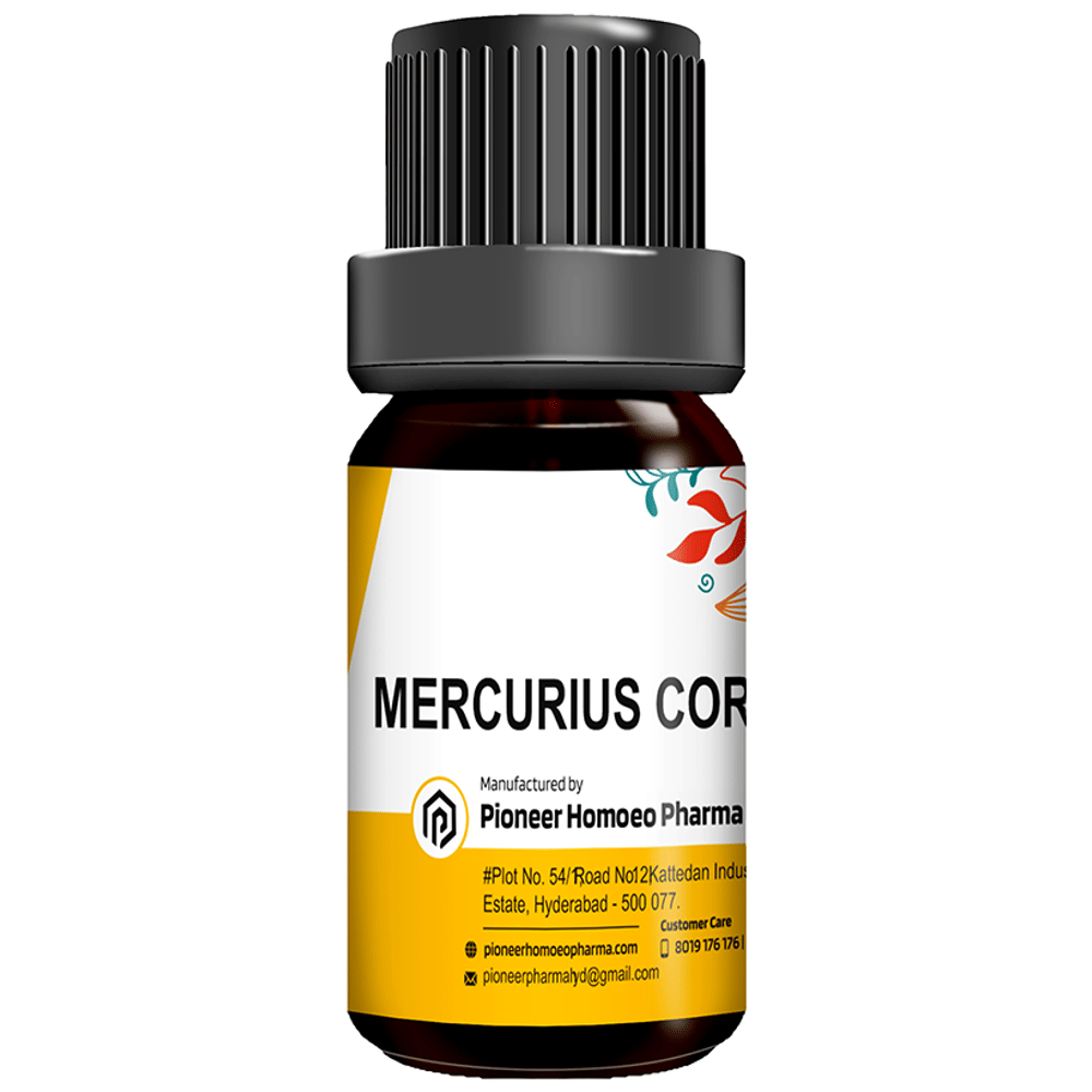 Pioneer Pharma Mercurius Corrosiv Globules Pellets Multidose Pills 30 CH bottle of 150 tablets