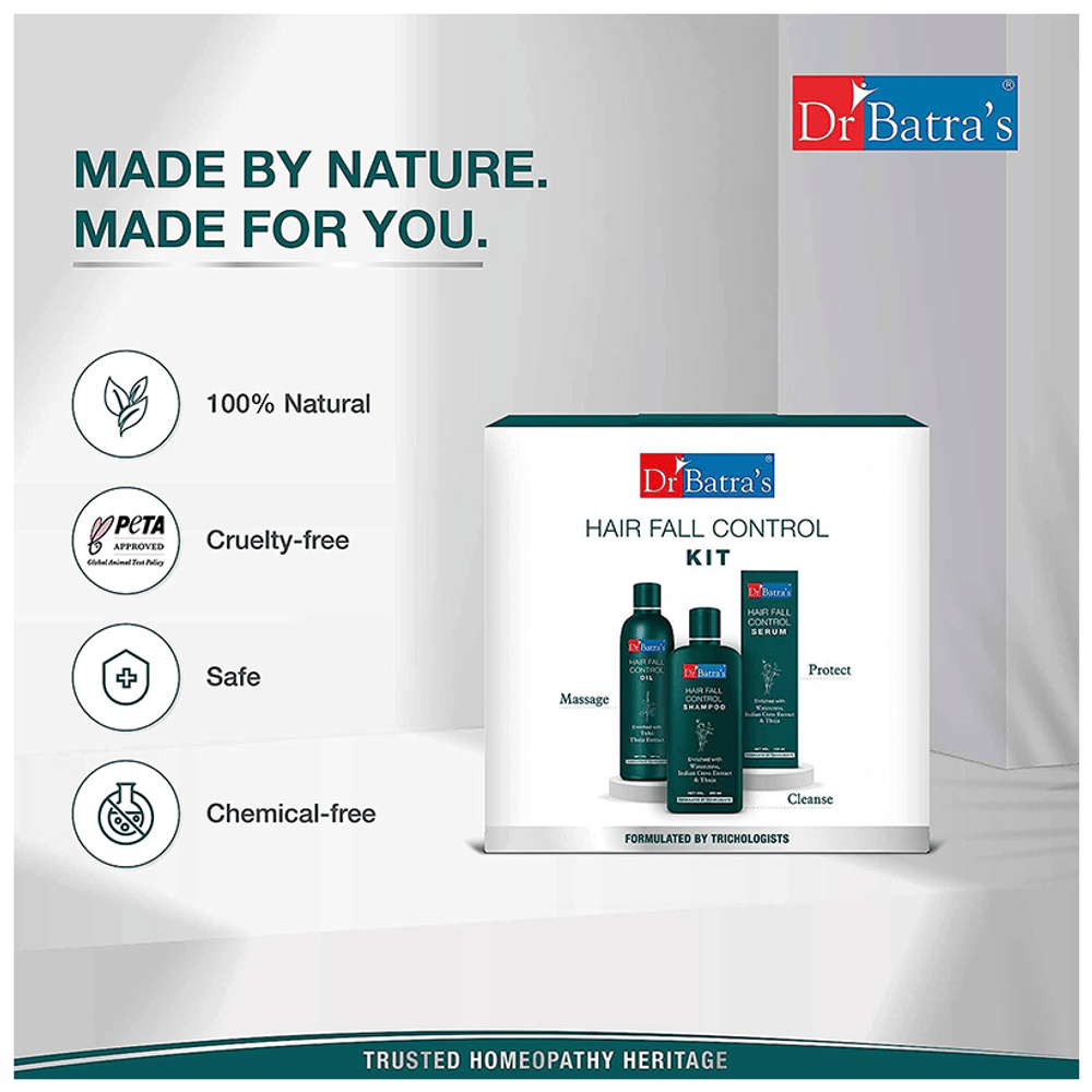 Dr Batra's Hair Fall Control Kit box of 1 Kit