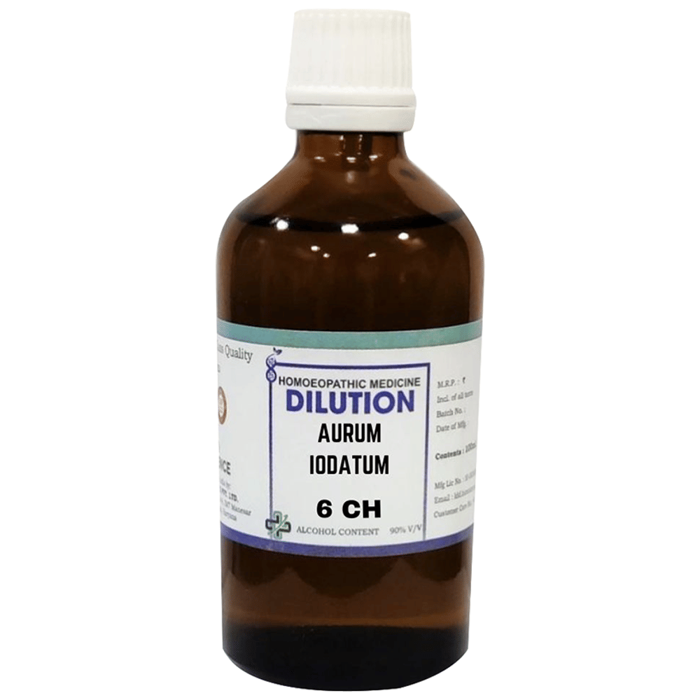 LDD Bioscience Aurum Metallicum Dilution 6 CH bottle of 100 ml Dilution