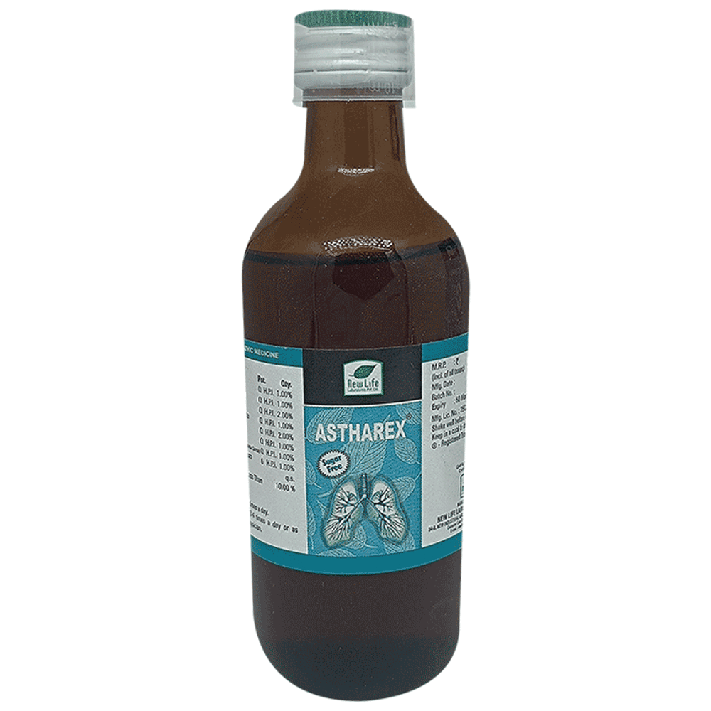New Life Astharex Syrup Sugar Free bottle of 200 ml Syrup New Life Astharex Syrup Sugar Free bottle of 200 ml Syrup