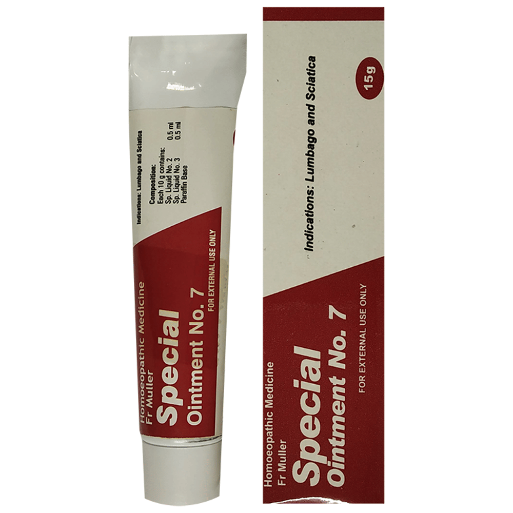 Fr Muller Special Ointment No. 7 tube of 15 gm Ointment