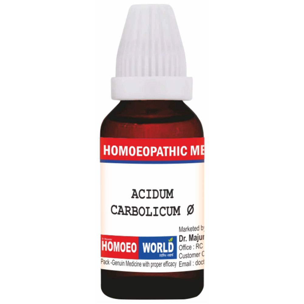 Dr. Majumder Homeo World Acidum Carbolicum Q Mother Tincture (30 ml Each) combo pack of 2 bottles
