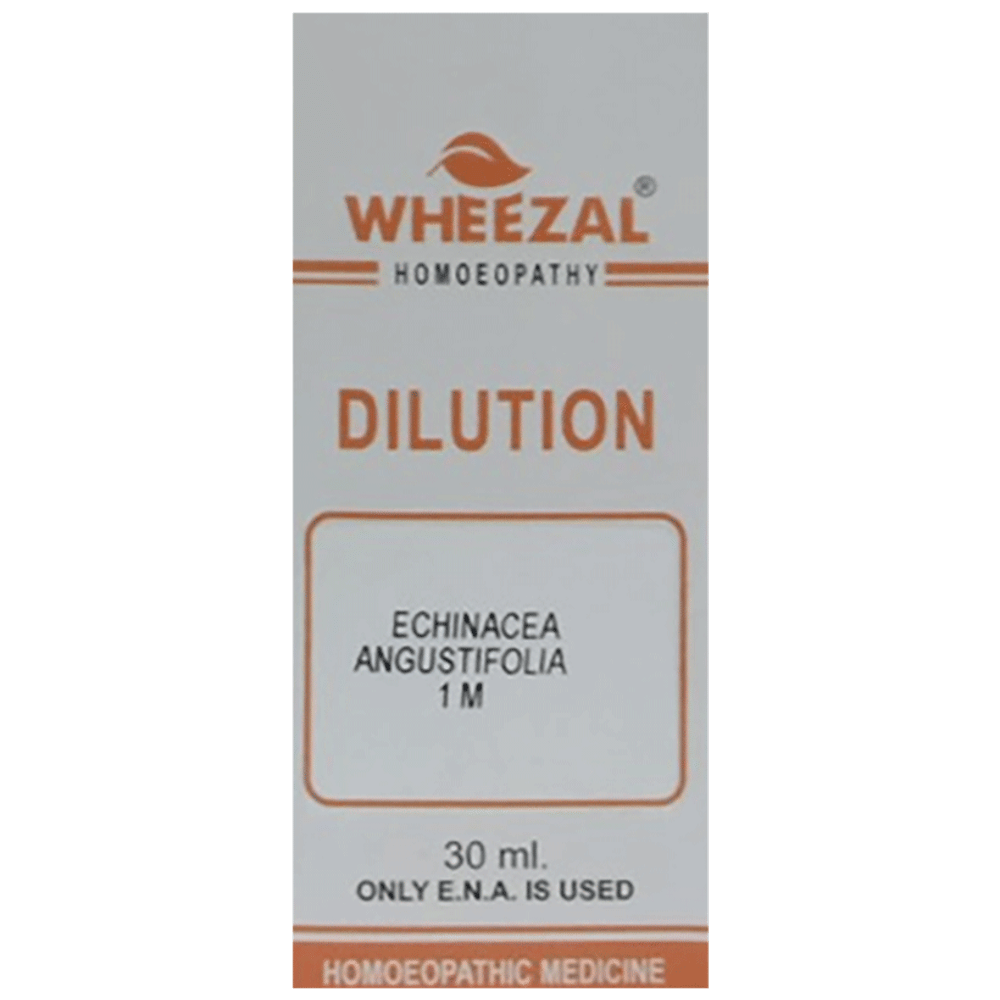 Wheezal Echinacea Angustifolia Dilution 1M bottle of 30 ml Dilution