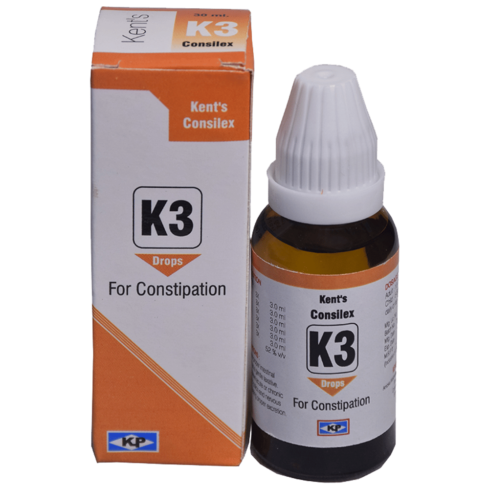 Kent's K3 Constipation Oral Drops bottle of 30 ml Oral Drops