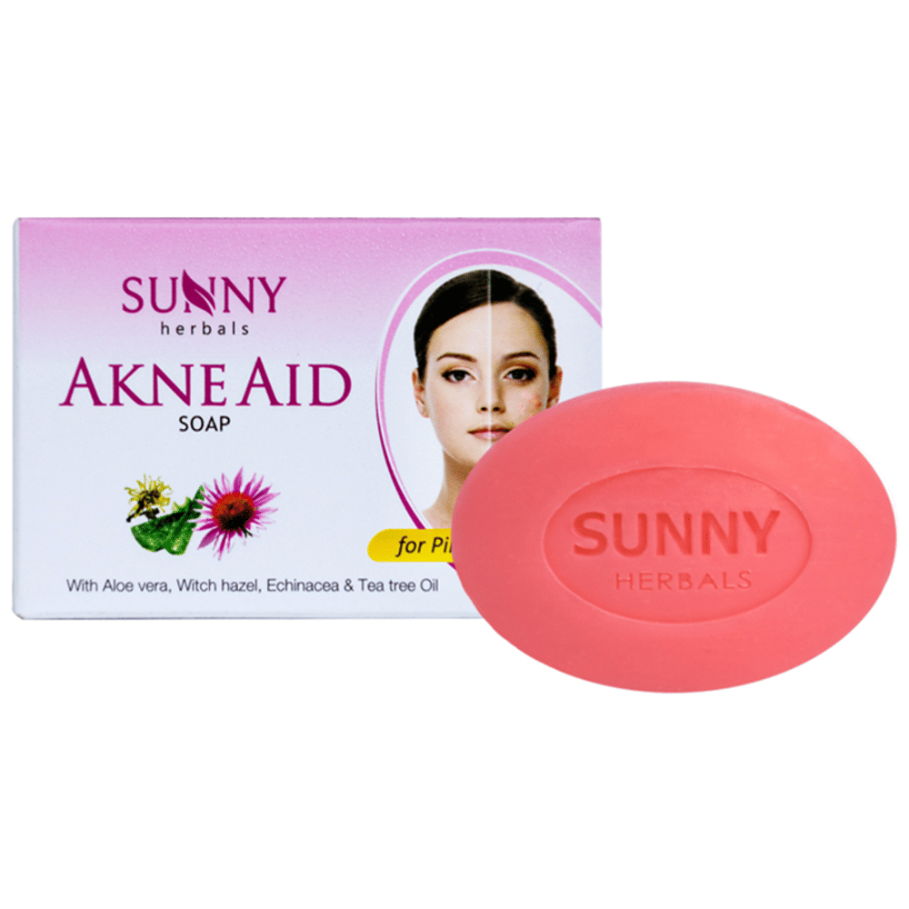 Sunny Herbals Akne Aid Soap packet of 75 gm Soap