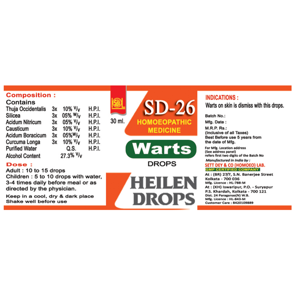 Sett Dey Sd-26 Drop bottle of 30 ml Drop