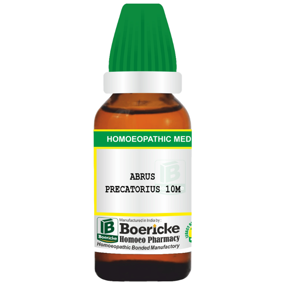 Boericke Abrus Precatorius Dilution (30ml Each) 10M box of 1 Bottle