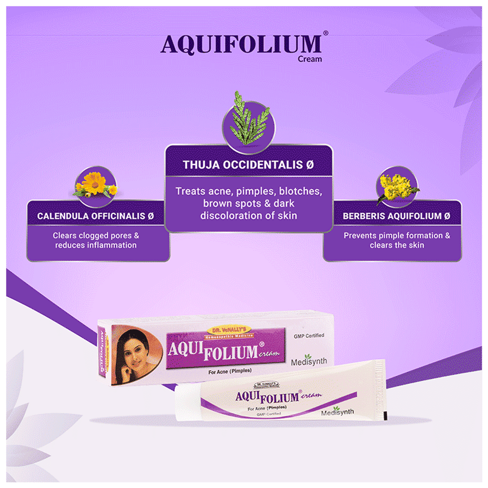 Medisynth Aqui Folium Cream tube of 20 gm Cream
