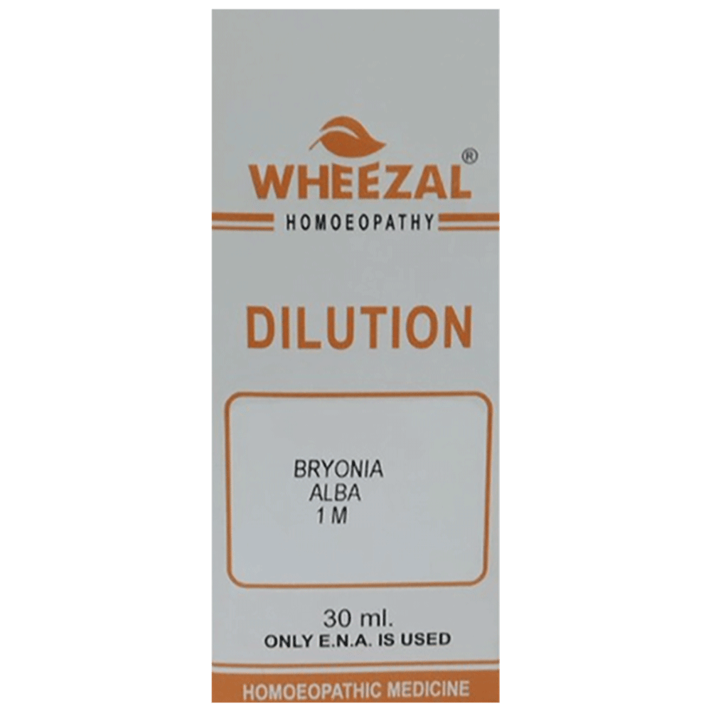 Wheezal Bryonia Alba Dilution 1M bottle of 30 ml Dilution Wheezal Bryonia Alba Dilution 1M bottle of 30 ml Dilution