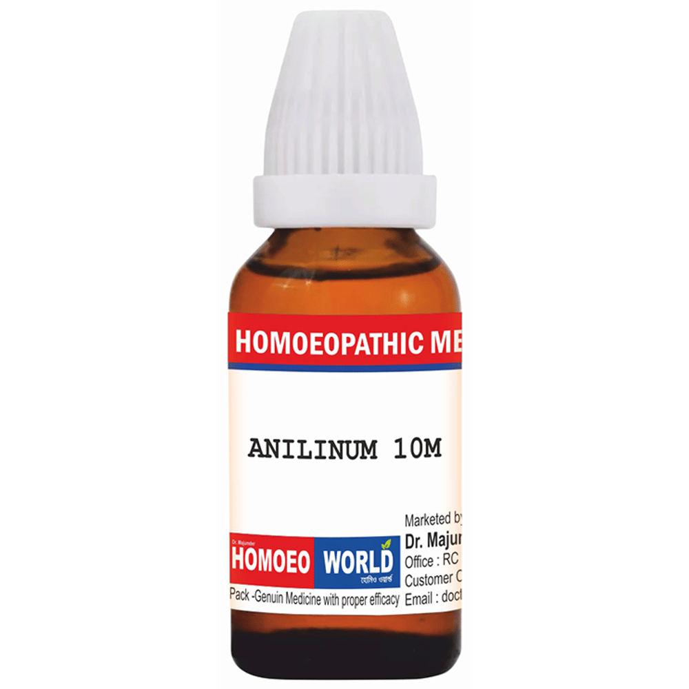 Dr. Majumder Homeo World Anilinum Dilution (30 ml Each) 10M combo pack of 3 bottles