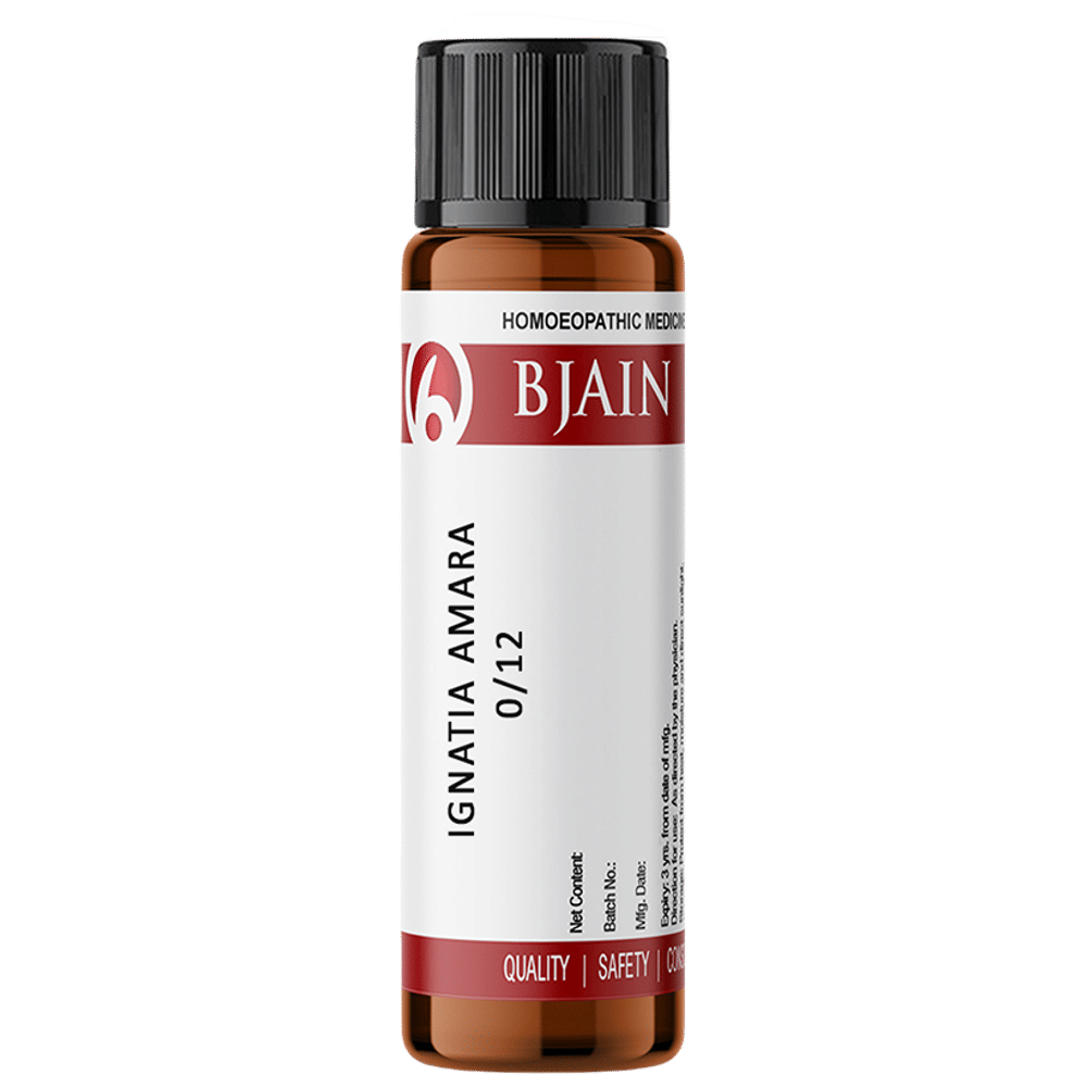 Bjain Ignatia Amara Globules 0/12 LM bottle of 6 gm Globules